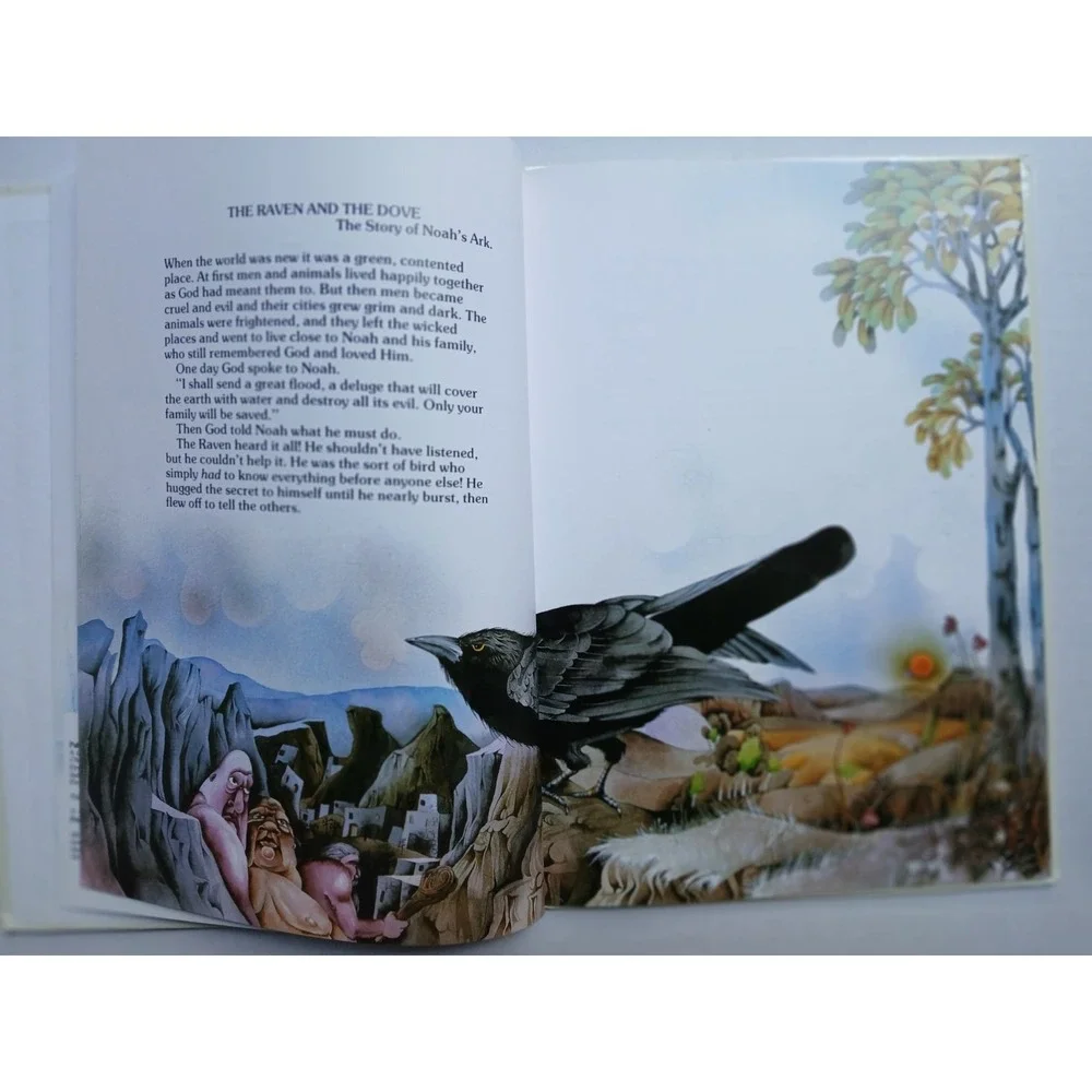 The Raven And The Dove: The Story of Noah's Ark, Heidi‎ Lee Vintage 1986 HC